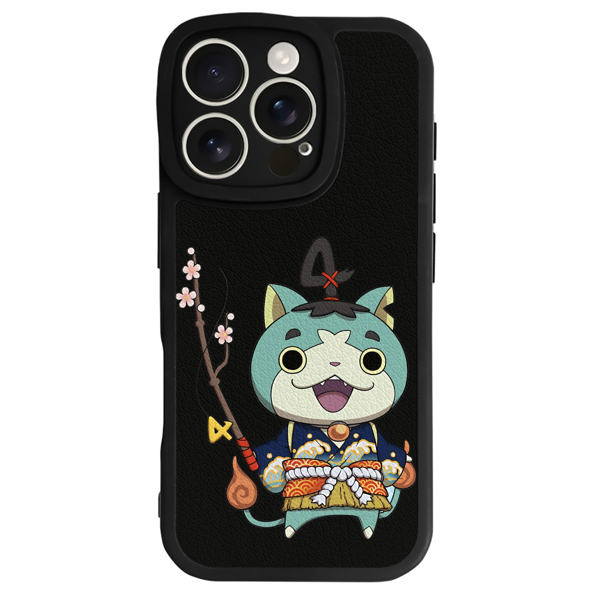 （画像用） 妖怪ウォッチ Yo-kai Watch 【iPhone 16シリーズ対応】シリコンスマホケース（レザー調） 材質：シリコン